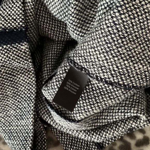 Elizabeth and James Navy and White Pencil Skirt, size M - Picture 4 of 6